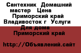 Сантехник .Домашний мастер › Цена ­ 800 - Приморский край, Владивосток г. Услуги » Для дома   . Приморский край